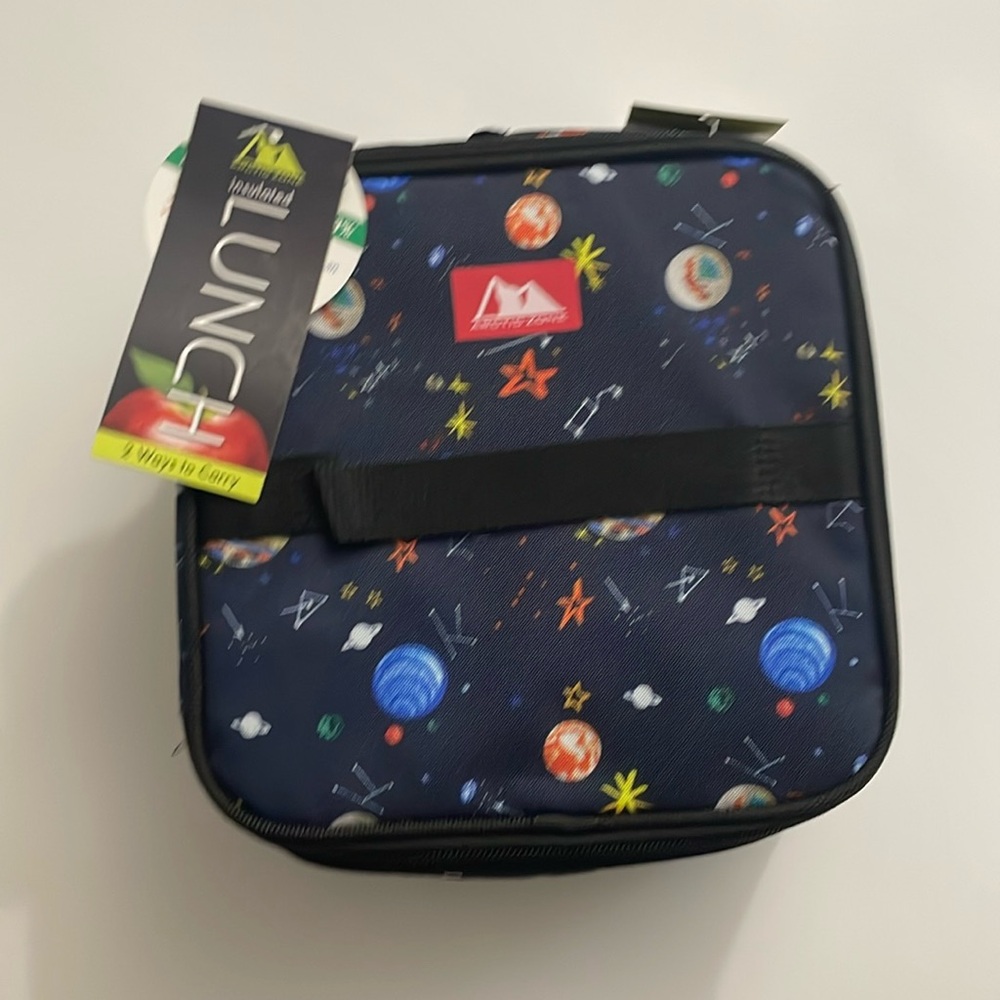 Artic Zone Space Lunch bag with sandwich case, drink holder and ice pack